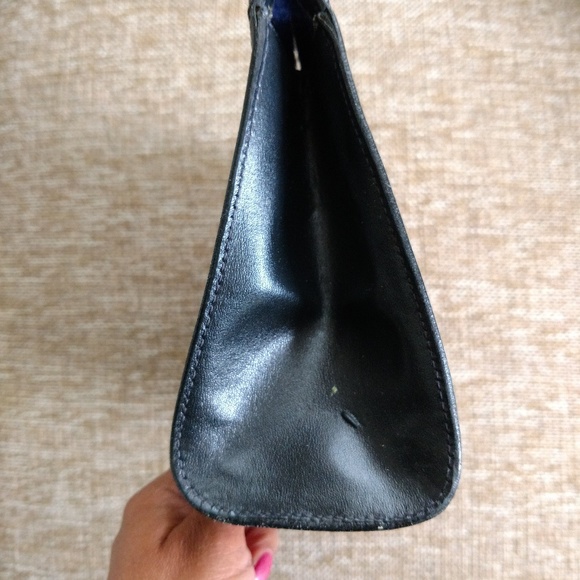 Blue Suede Vintage Gucci Clutch Purse - Picture 3 of 6